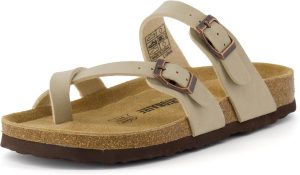 Cushionaire Luna Cork Footbed Sandal